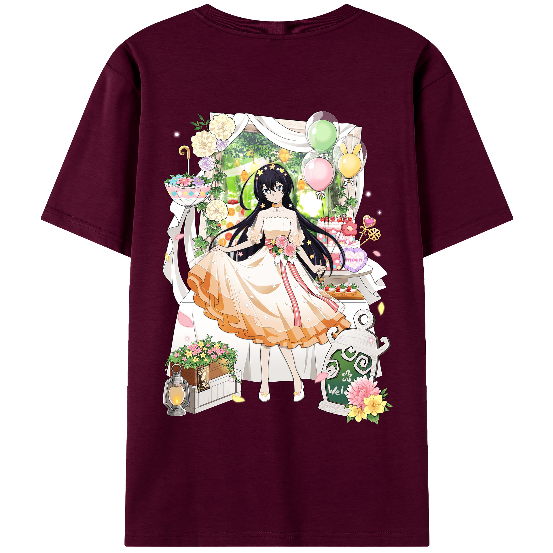 （画像用） 文豪ストレイドッグス Bungo Stray Dogs レディース半袖Tシャツ(バックプリント)